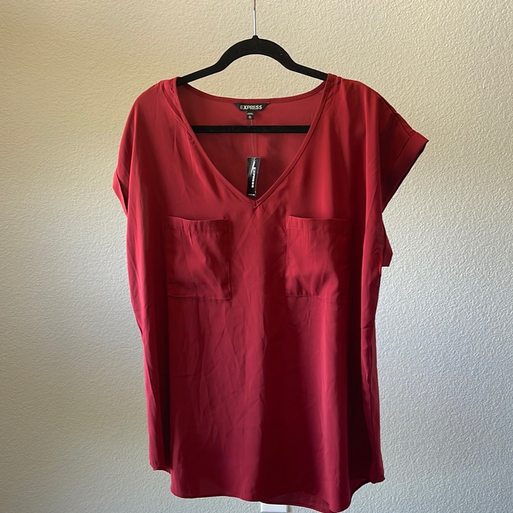 Red Express Top, Size XL